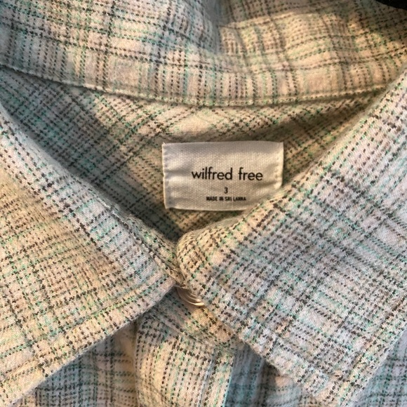 Aritzia Wilfred free Maria button up plaid - Picture 5 of 5